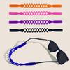 Universal Anti-Slip Silicone Glasses Cord: Elastic Mesh Design for All Foot Sizes