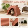 Foldable Dog House Detachable Cooling Dog Cave Cat Bed Portable Pet Tent  Camping Use