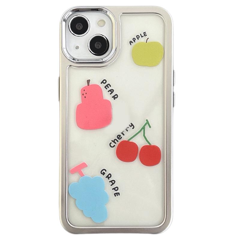 For iPhone 14 Case Pattern Design PC+TPU Phone Cover