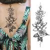 1PC Fashion Flower Temporary Tattoos Sticker DIY Fake Colorful Anchor Sheets Tattoo For Women Body Art Painting Arm Legs Tatoo Paper