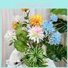 Premium Fake Flowers Threeheaded Yuanbao Lotus For Event Scene Decoration And Gift