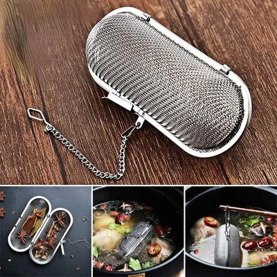 Нержавеющая сталь, заварочный чайник для специй, мелкая сетка, сито для рассыпного чая, травяной фильтр, многоцелевой фильтр для остатков для домашнего использования
