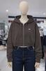Tommy Jeans Women's Boxy Cropped Hoodie Zip-up T32G0TJC01TWT2