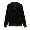 Leisure Golden Velvet Coat Spring Autumn Women's New Clothes Korean Long Sleeve Loose Print Baseball Jacket Top M-5XL