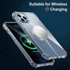 Luxury Shockproof Clear Phone Case For iPhone 15 14 13 12 11 Pro Max 7 8 Plus XR X XS Max Silicone Bumper Transparent Back Cover
