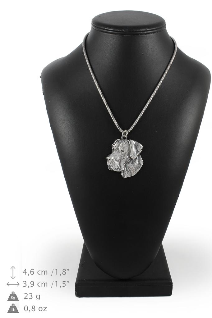 Great Dane II - Dog necklace, unique jewellery for the dog fan, unique adder pendant by Art-Dog brand