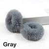 Fashion Luxury 2 Fluffy Pieces Child Girl Fluffy Furry Scrunchies Hair Scrunchies Bands Ring Ponytail Holder Hairwear Hair Decoration