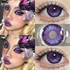Цветные контактные линзы для косплея 2 шт. Макияж для глаз Годовые Аниме Мода Фиолетовые линзы Красные контактные линзы Розовые линзы