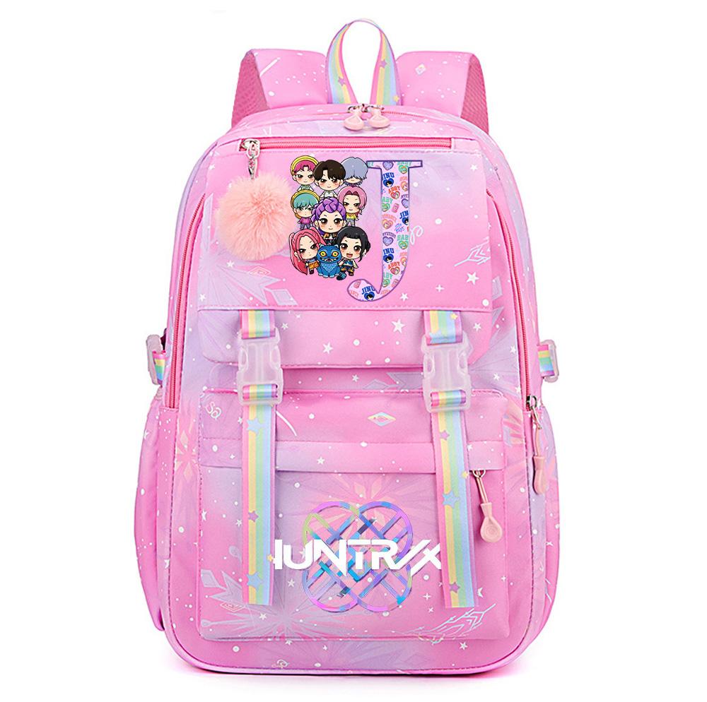 26 English Letter K-Pop Demon Hunters Printed Large Capacity Waterproof Backpack Teenger Student Girl Boy Schoolbag Bookbag waterproof Travel Bag