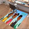 1pc Gracie's Corner9 Print Area Rug - Soft, Washable Non-Slip Indoor Mat for Office Chairs, Living Room, Home Office Decorative Rug