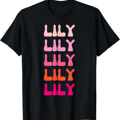 Футболка с лилиями