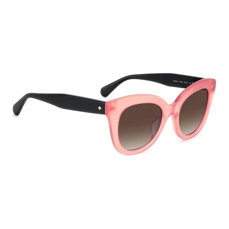Kate Spade Дизайн логотипа квадратные солнцезащитные очки из ацетата женские розовые BELAH-S-35JF0HA