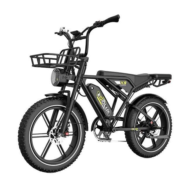 KOOLUX X9 Pro All-Terrain Electric Bike 48V15.6AH Dual Battery 750W Motor 20 Inch Fat Tires 180KM Max RangeElectric Bicycle