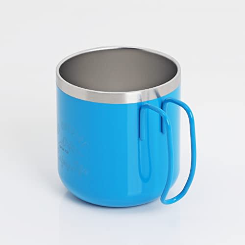 Captain Stag (CAPTAIN STAG) Outdoor Cup/Mug/Tumbler, Double Stainless Steel, Vacuum Insulated, Keeps Hot or Cold, 300ml, Blue, Monte UE-3584