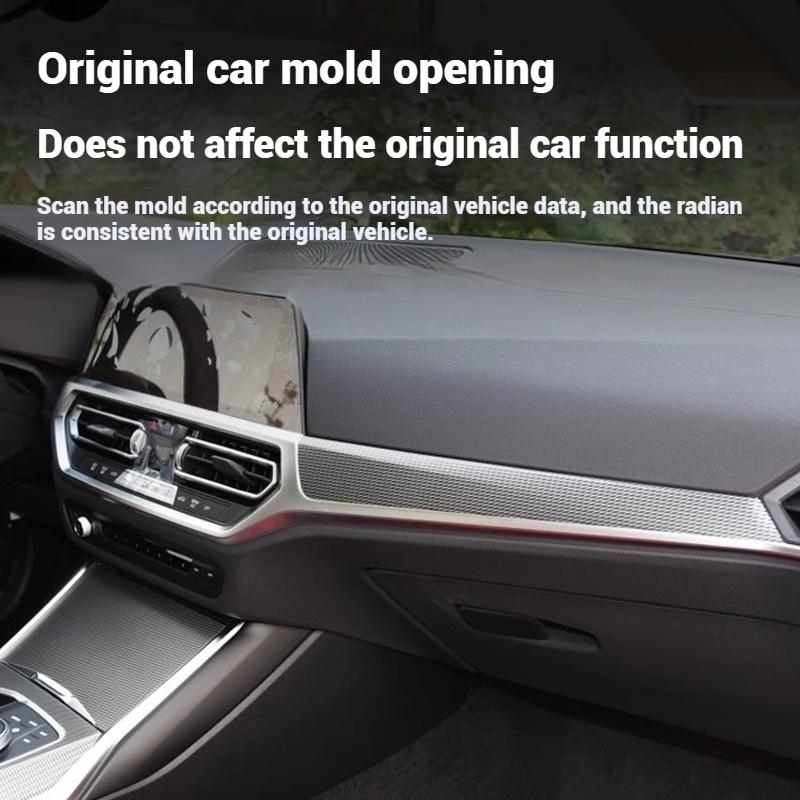 For BMW 3 Series i3 G20 2020-2022 LHD Car Center Console Gear Shift Panel Cover Trim Stickers Interior Accessories