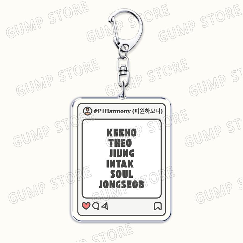 Kpop Группа P1h Брелки для Женщин Аксессуары Jiung Jongseob Theo Soul Intak Yoon Keeho Брелок Фанаты Друзья Подарки