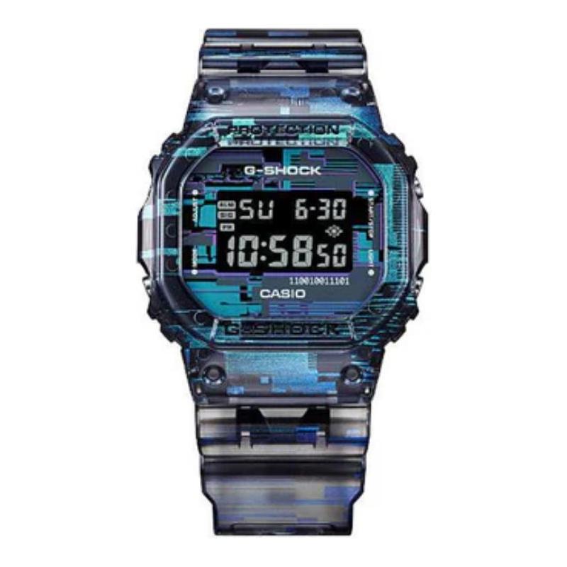 Casio Серия G-SQUAD G-SHOCK Серия 'Измеренная Эра' Ледяная Прочность Ретро Классика Маленький Квадратный Спортивные Водонепроницаемые Часы Кварцевый Механизм Смола DW-5600NN-1PR
