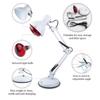 150W Infrared Heat Lamp Therapy Light - 360° Adjustable Clamp E27 Bulb for Muscle Pain Relief Home Physical Therapy