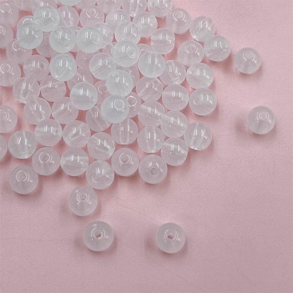 400 шт. 6 мм акриловые бусины желейного цвета DIY фурнитура ювелирные аксессуары браслет ожерелье одно отверстие кулон