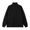 Stand Up Collar Half Zipper Fleece Sweatshirt Fashionable Casual Sports Top