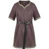 Men Medieval Costume Viking Tunic Knight Warrior Renaissance Shirts With Belt MDEC-020