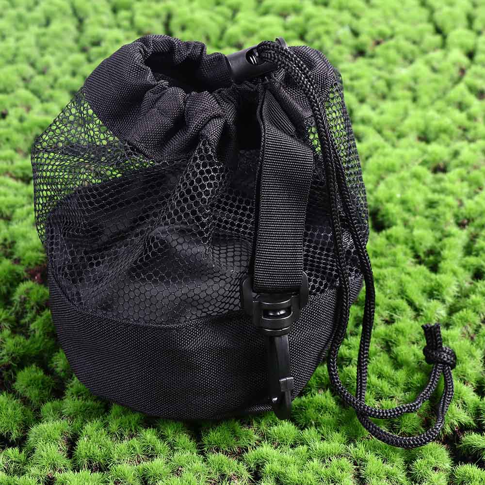 Tennis Carrying Waist Pack Nylon Mesh Net Bag Storage Bag Golf Pouch Golf Ball Pouch Golf Ball Bag