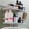 Полка для хранения вещей, органайзер для туалета и ванной комнаты, антикоррозийное покрытие, устойчивое к коррозии, не требует сверления, большой размер