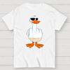 Duck Funny Cotton Summer Casual Cool Loose T-Shirt