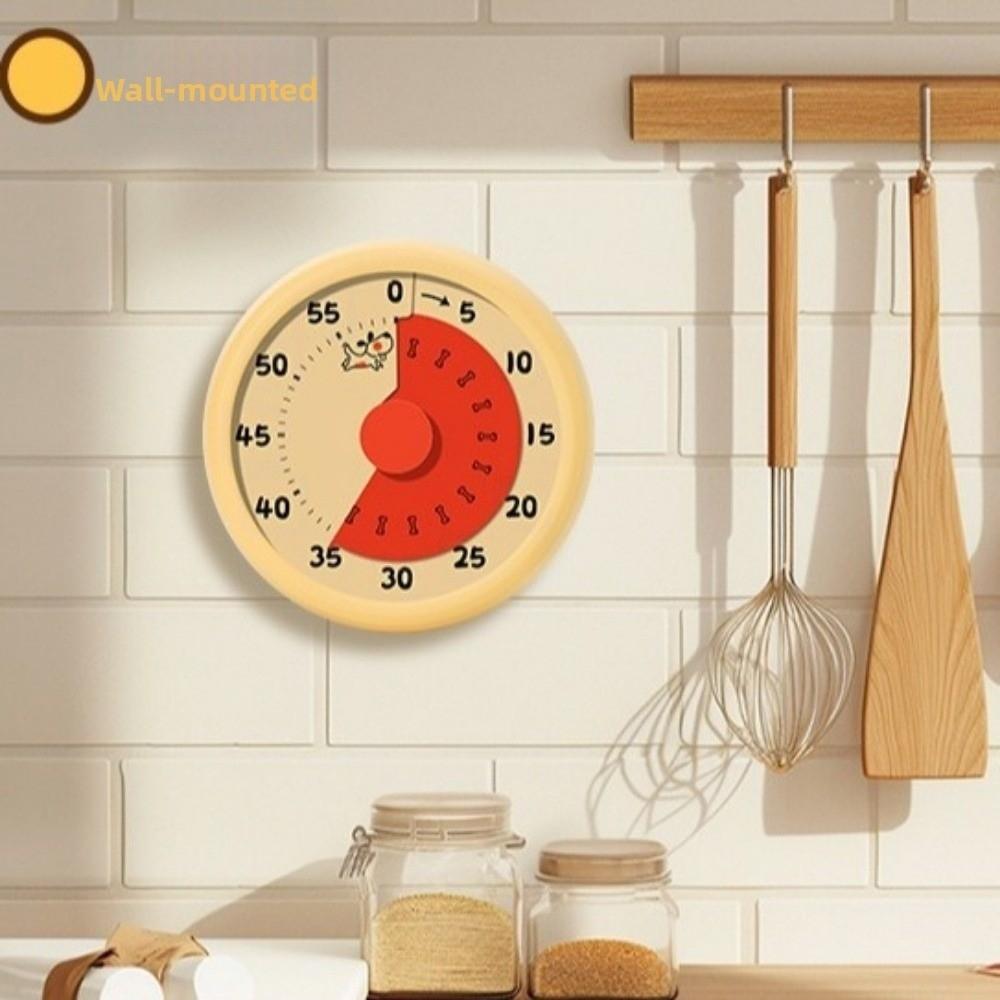 Магнитный таймер обратного отсчета на 60 минут для детей, таймер для учебы, милый кухонный таймер для приготовления пищи, обучение