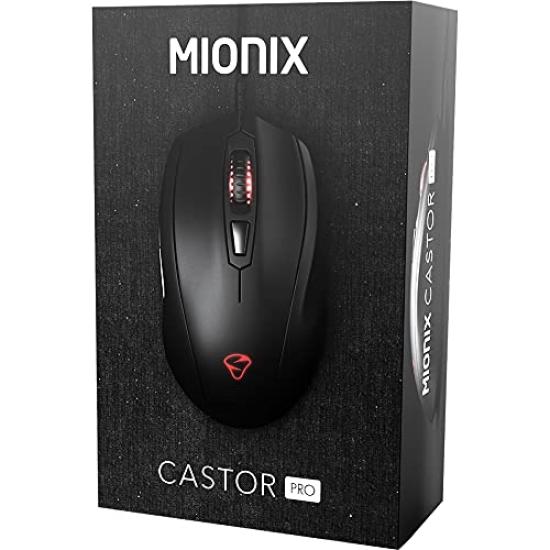 Игровая мышь Mionix CASTOR PRO Эргономичная форма Регулируемое расстояние отрыва Для правшей