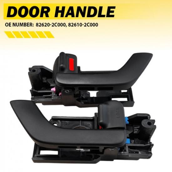 For Hyundai 2PCS 2003-2008 Left Front/Rear Tiburon Right Ide Set Door Handle