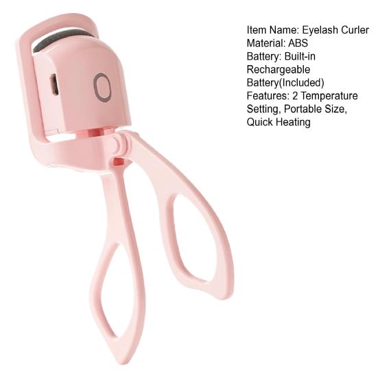 Термобигуди для ресниц USB Перезаряжаемые Электрические Бигуди для ресниц 2 Температуры Быстрый Нагрев Портативные Женские Инструменты для Завивки Ресниц с Подогревом