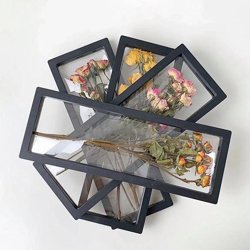 Valentine'S Day Dried Roses Specimen Storage Photo Frame Dried Flowers Photo Frame Sample Exhibition Stand\t\t Display Stand