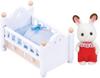 Набор фигурок и мебели Sylvanian Families Кролик-малыш и мебель ST Mark Возраст 3+ Игрушка Sylvanian Epoch [Шоколадный набор] DF-13 Сертифицировано, Вверх,