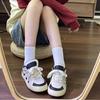 Розовые весенне-летние новые кеды на платформе niche bread shoes