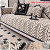 1PC Nordic Thicken Sofa Cover for Living Room Winter Plush Non-slip Sofa Cushion Dust-proof Warm Couch Towel Furniture Protector