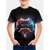Leisure Game Pattern Children's T-shirt Boys' Top Baby Summer Short Sleeved Clothes
