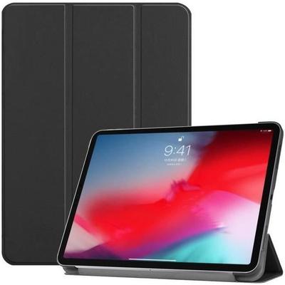Чехол для iPad Pro 11 дюймов 2018, Трехскладной тонкий защитный чехол-книжка из ПУ для нового iPad Pro 11 дюймов 2018 Черный REA1101-10393
