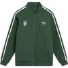 Li Ning Sports Lifestyle Series Fleece Baseball Collar Logo Jacket Unisex Jacket AWDVC91-3