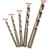 Набор сверл M35 Cobalt Roasted Yellow Fully Ground High-Ready Steel Twist Drill Set 5 шт. 4-10 мм