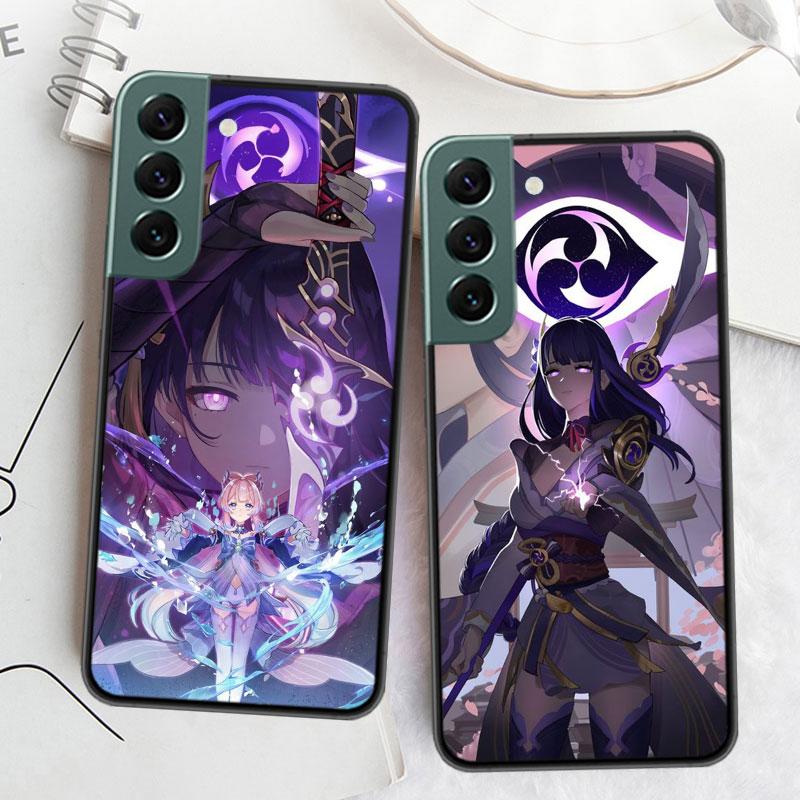Чехол для телефона Genshin Impact Raiden Shogun, популярный, для Samsung A15 A25 A35 A55 Galaxy A70S A50S A30S A30 A40 A71 A51 A41 A31 A21 A11 A0