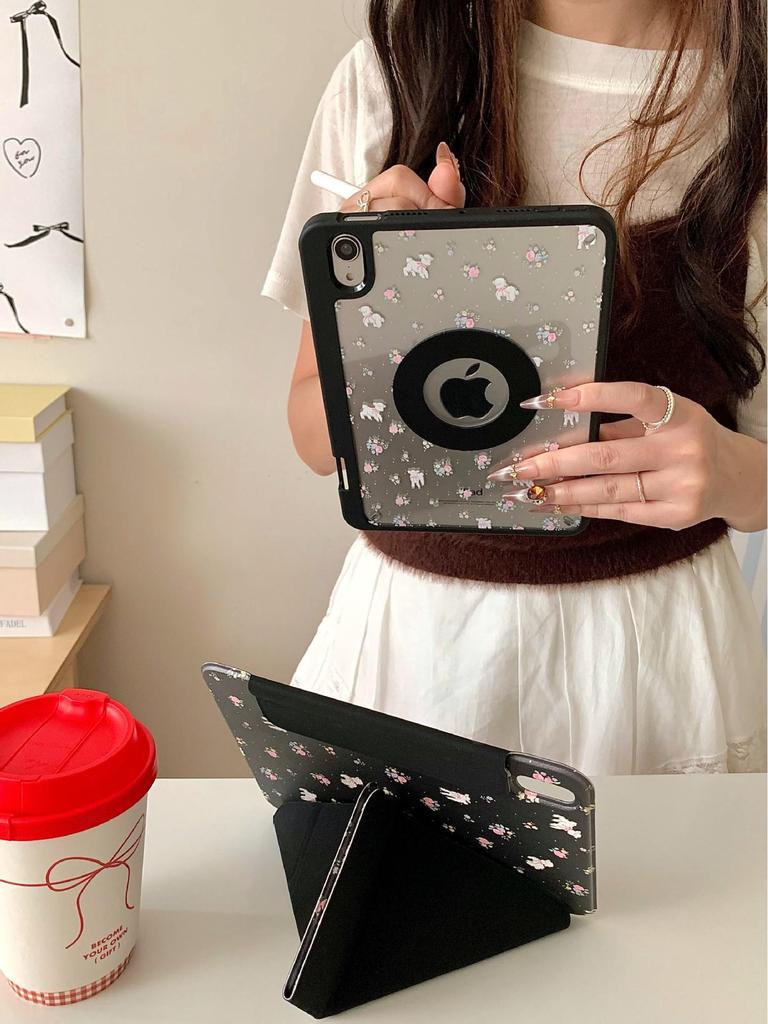 Floral Little Sheep 3Y Magnetic Case: Upgrade for iPad Pro 2021, Enhanced Tablet Protection