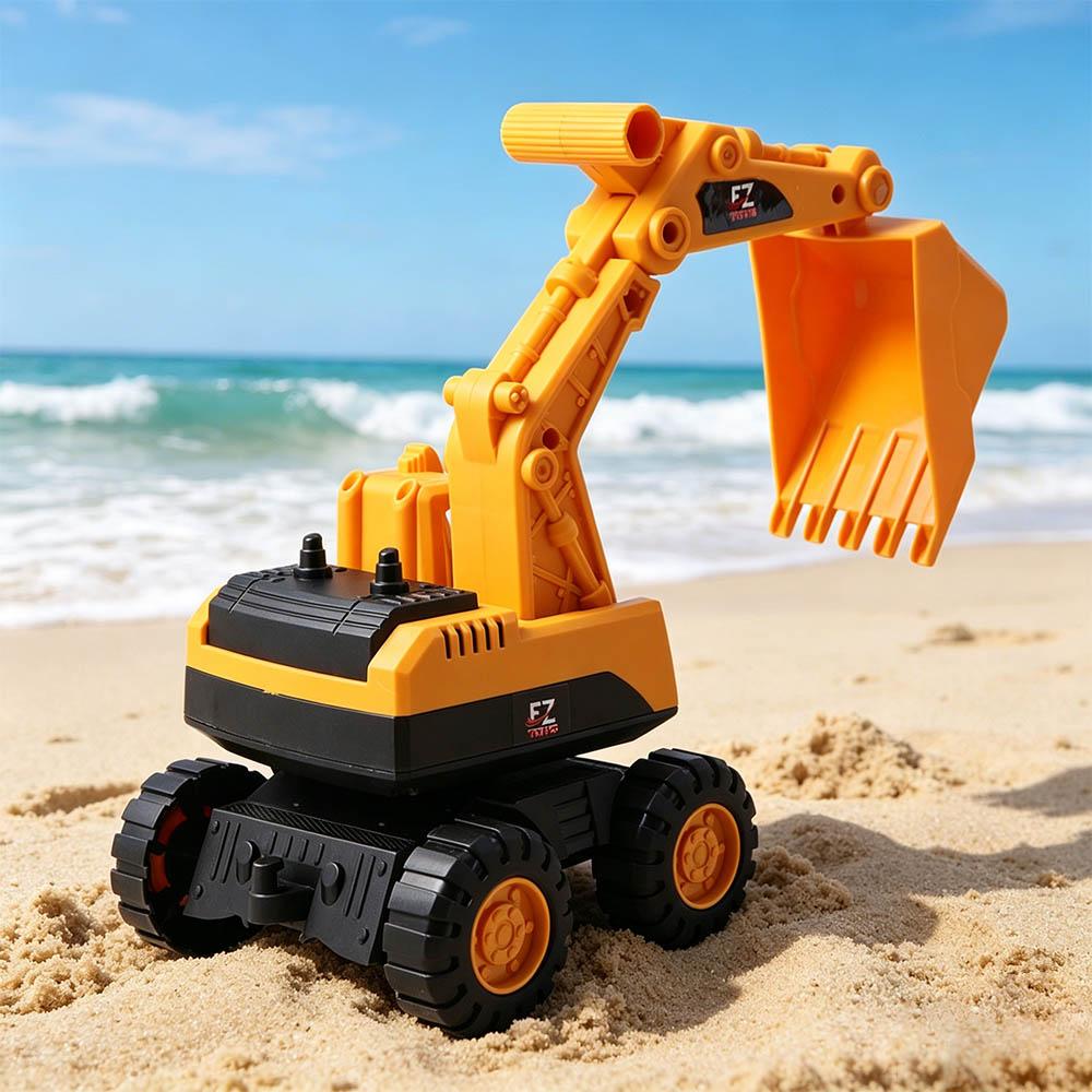 Friction Digging Engineering Car Toy Inertia Driving Excavator Model Kids Toy