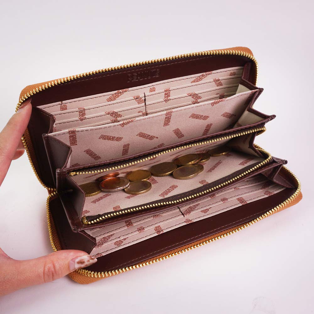 Бумажник длинный кошелек темно-синий [Снупи] женский