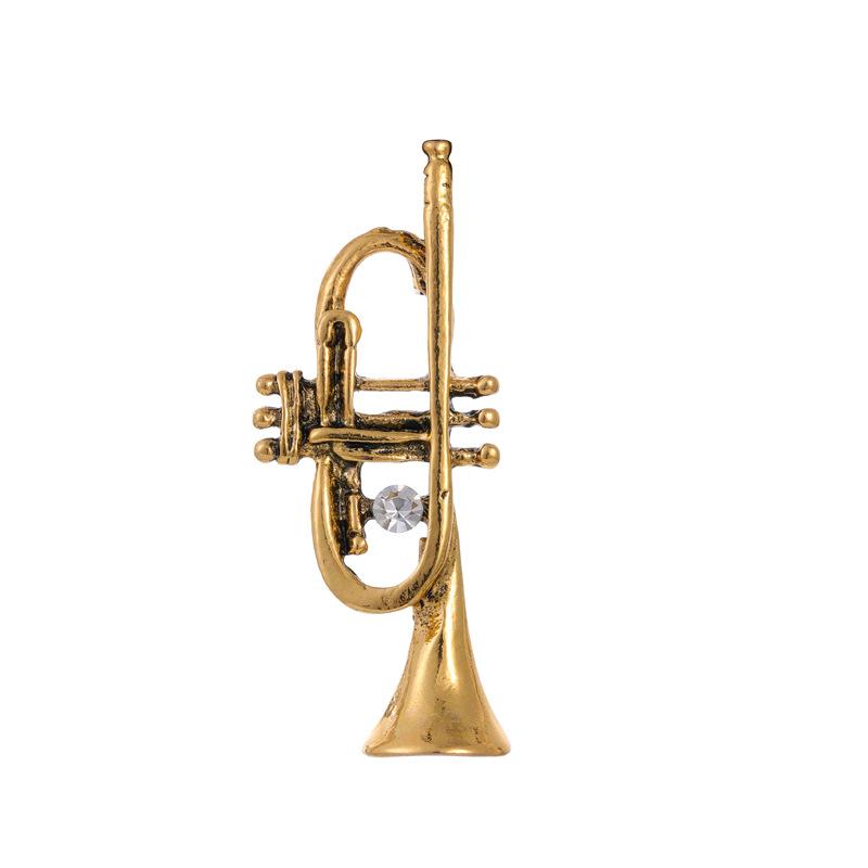 Musical Instrument Brooches, Cellos, Violins, Guitars, Pianos, Trumpet Clothing Accessories Party Music Festival Jewelry Gifts