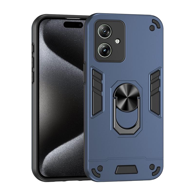Противоударный бронированный чехол с кольцом для Motorola Moto G04 G04S G14 G24 G34 G54 G64 G84 G13 G23 G53 G73 G22 G32 G42 G52 G62 G72