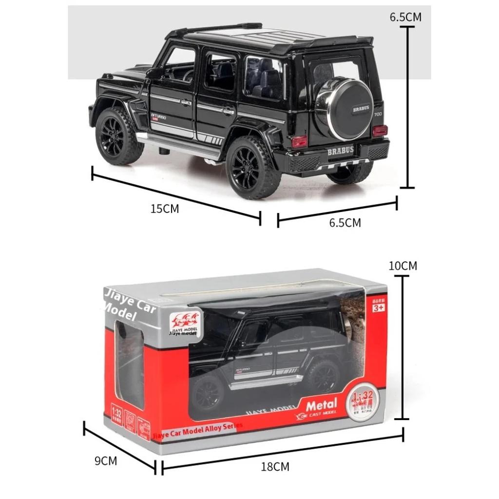 1/32 BENZ G700 Alloy Car Model Simulation Toy Diecast Vehicles Off-road SUV with Sound N Light Collectible Kids' Gift 111