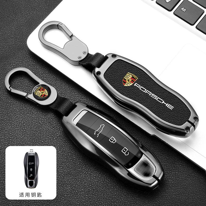 Кожаный чехол-защита для автомобильного ключа Porsche Panamera Spyder Carrera Macan Boxster Cayman Cayenne 911 718 Аксессуары