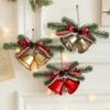Подвеска Ручной Работы Колокольчики-Банты Ретро Рождественский Колокольчик Новогоднее Украшение для Дома