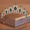 Headwear Classic Crown Bridal Itacazzo Army Green Colourtiras Suitable For Womens Weddings And Birthday Parties